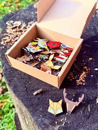 Brože ve zvířecích motivech a odstínech hnědé jsou horkými favority podzimu 🔥🔥 #polak #bypolak #broz #brooch #drevenebroze...